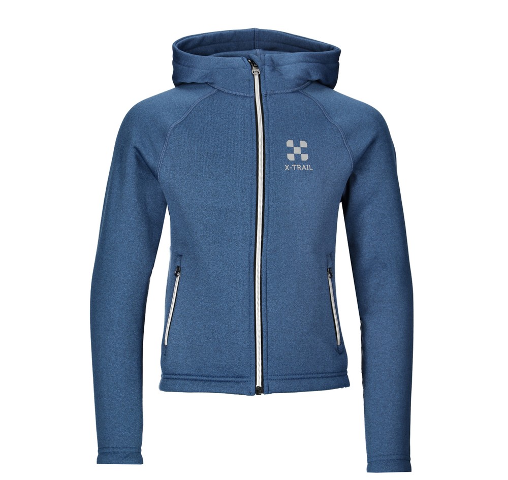 Training Zip Hood Jr, Navy Melange, 120,  Hoodies Training Zip Hood Jr, Navy Melange, 120,  Hoodies