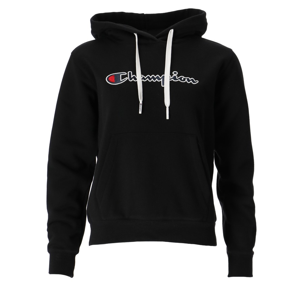 W Hooded Sweatshirt Big Logo C, Black Beauty, S,  Hoodies