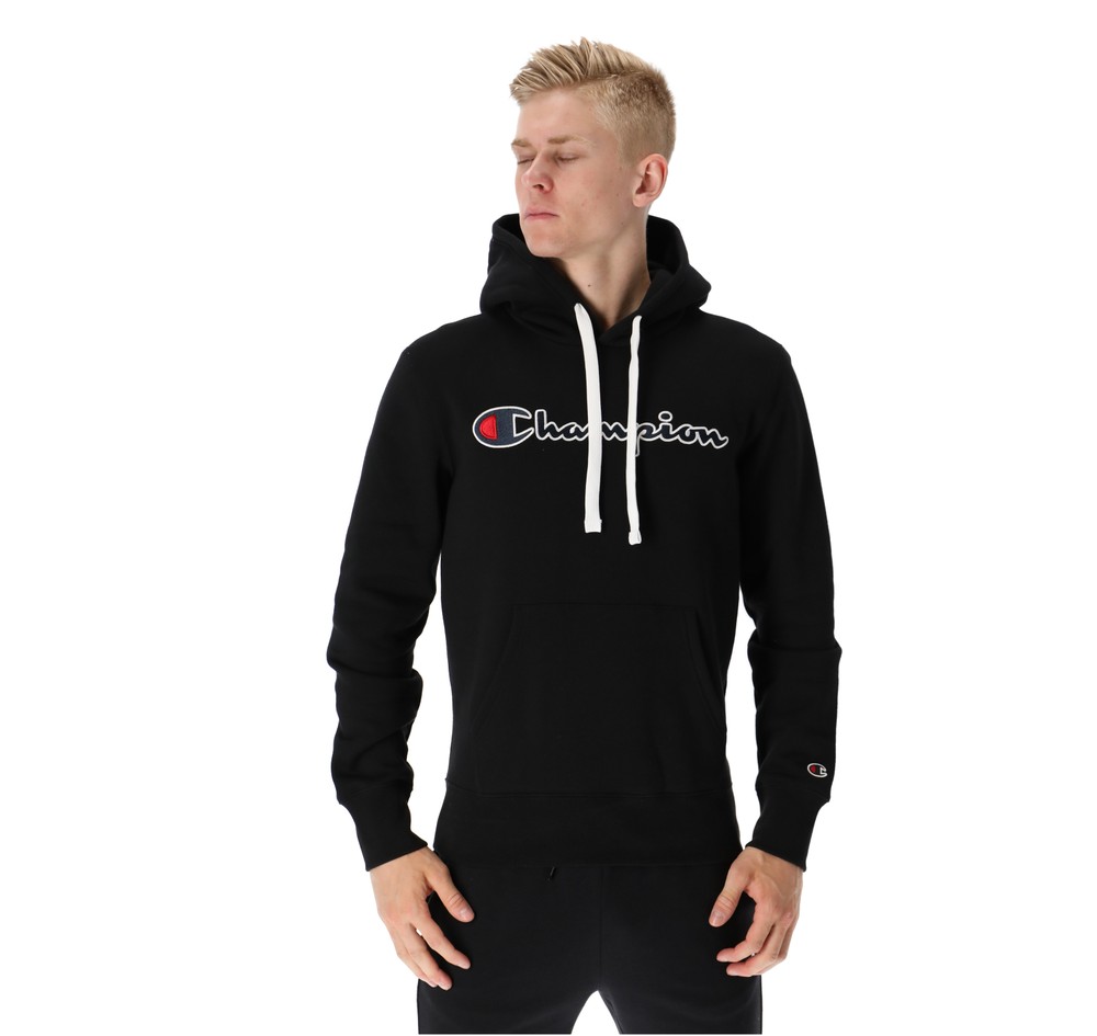 M Hooded Sweatshirt Big Logo C, Black Beauty, S,  Hoodies M Hooded Sweatshirt Big Logo C, Black Beauty, S,  Hoodies