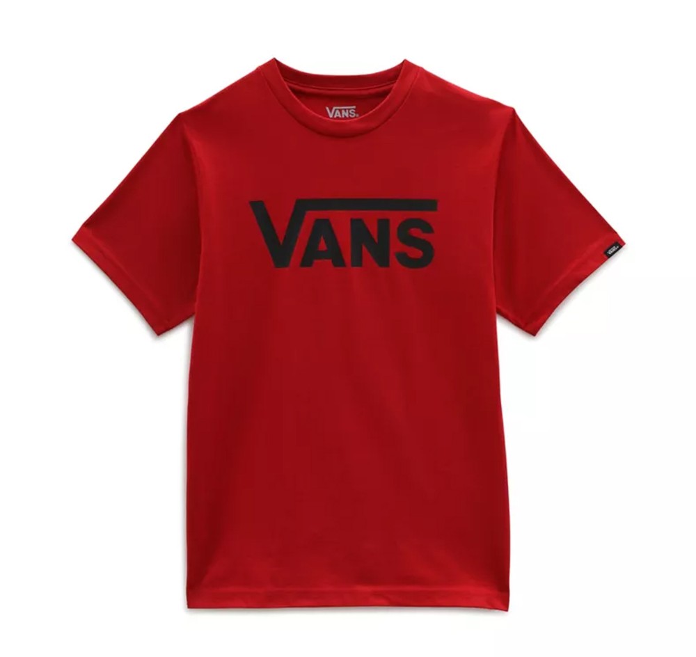 Vans Classic Kids, Chili Pepper/Black, 3,  T-Shirts