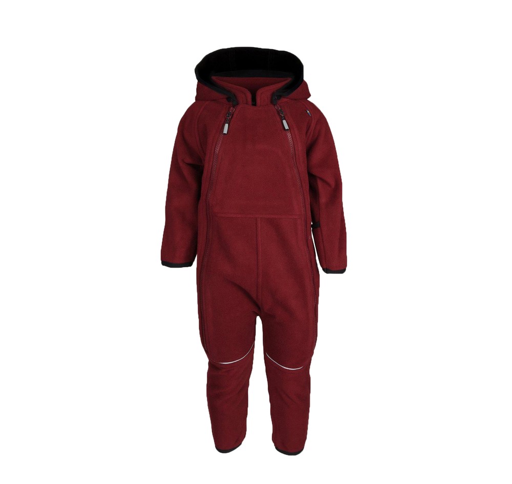 Vindel Baby Overall, Burgundy, 98,  Vinteroveraller