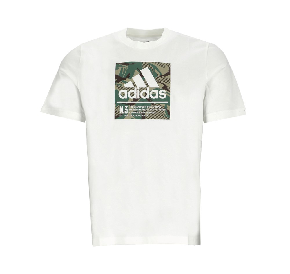 M Cmo T, White/Leggrn, S,  T-Shirts