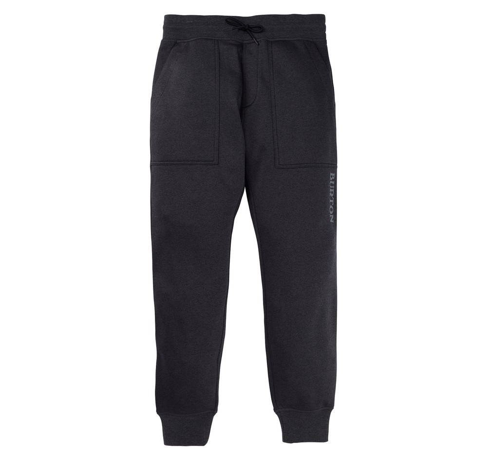 Mb Oak Pant, True Black Heather, S,  Byxor