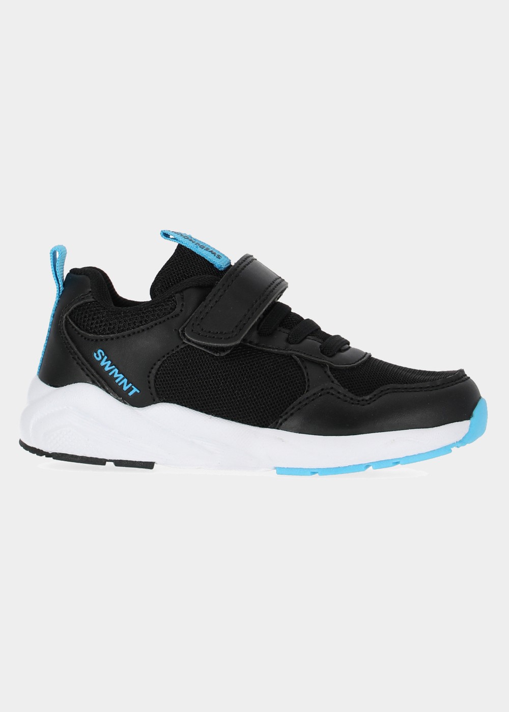 Velcro Training Shoe Jr, Black/Blue, 26,  Sneakers