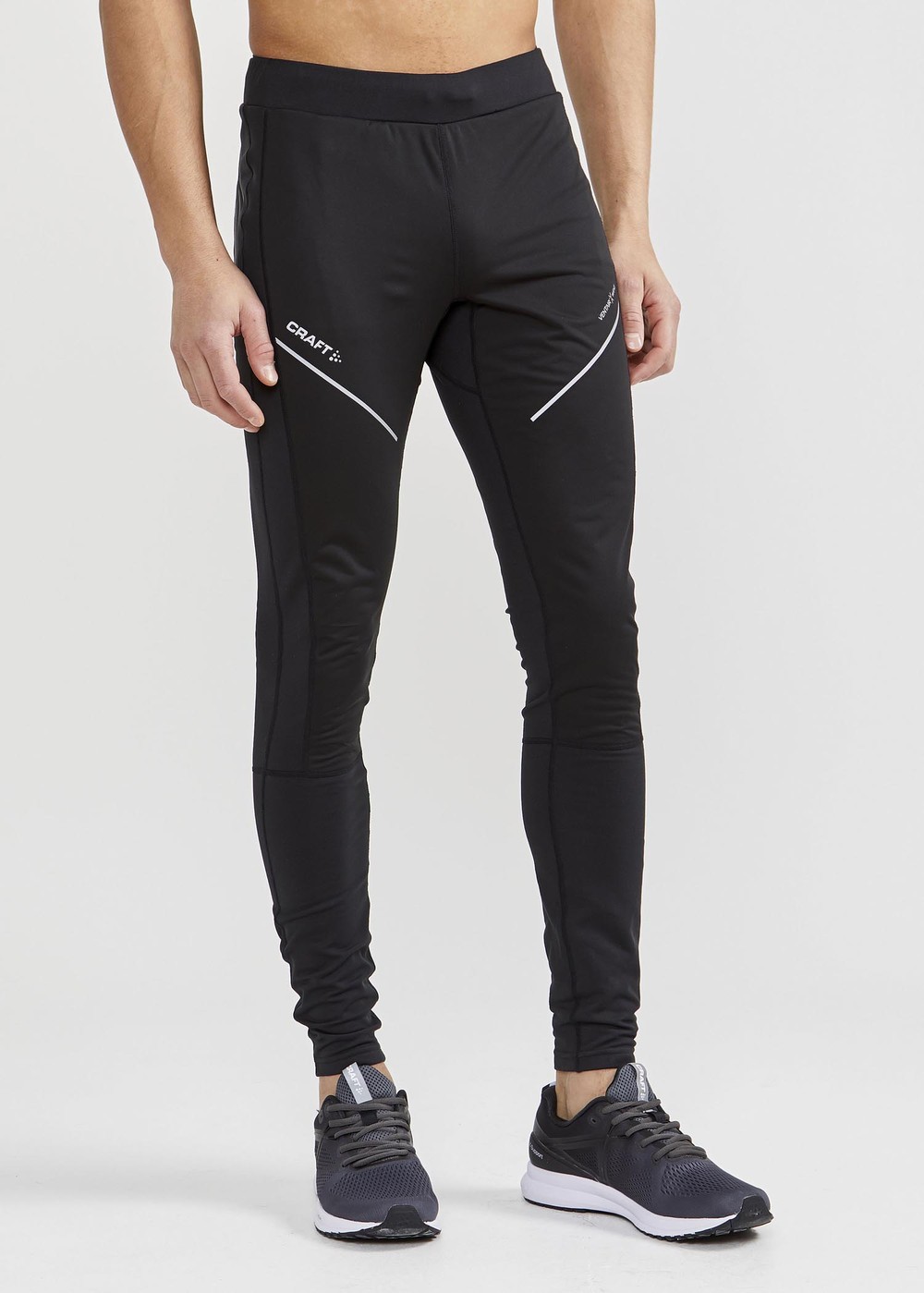 Adv Essence Wind Tights M, Black, S,  Löparkläder