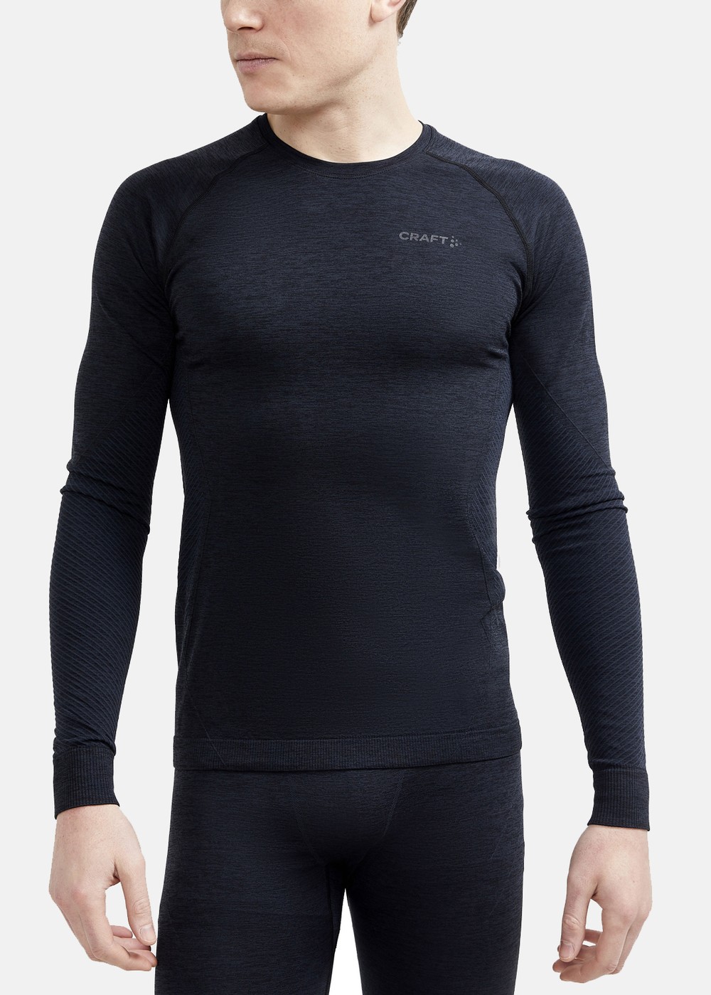 Core Dry Active Comfort Ls M, Black, S,  Funktionsunderställ | Kläder//Underkläder//Herr | Padelspecialisterna