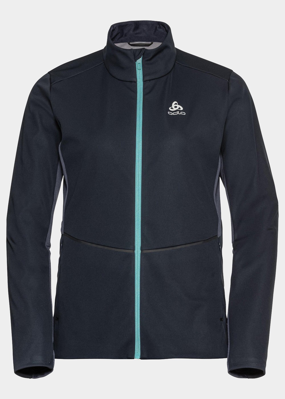 Odlo W Jacket Markenes, Dark Sapphire - Reef Waters, L,  Vinterlöpning Odlo W Jacket Markenes, Dark Sapphire - Reef Waters, L,  Vinterlöpning