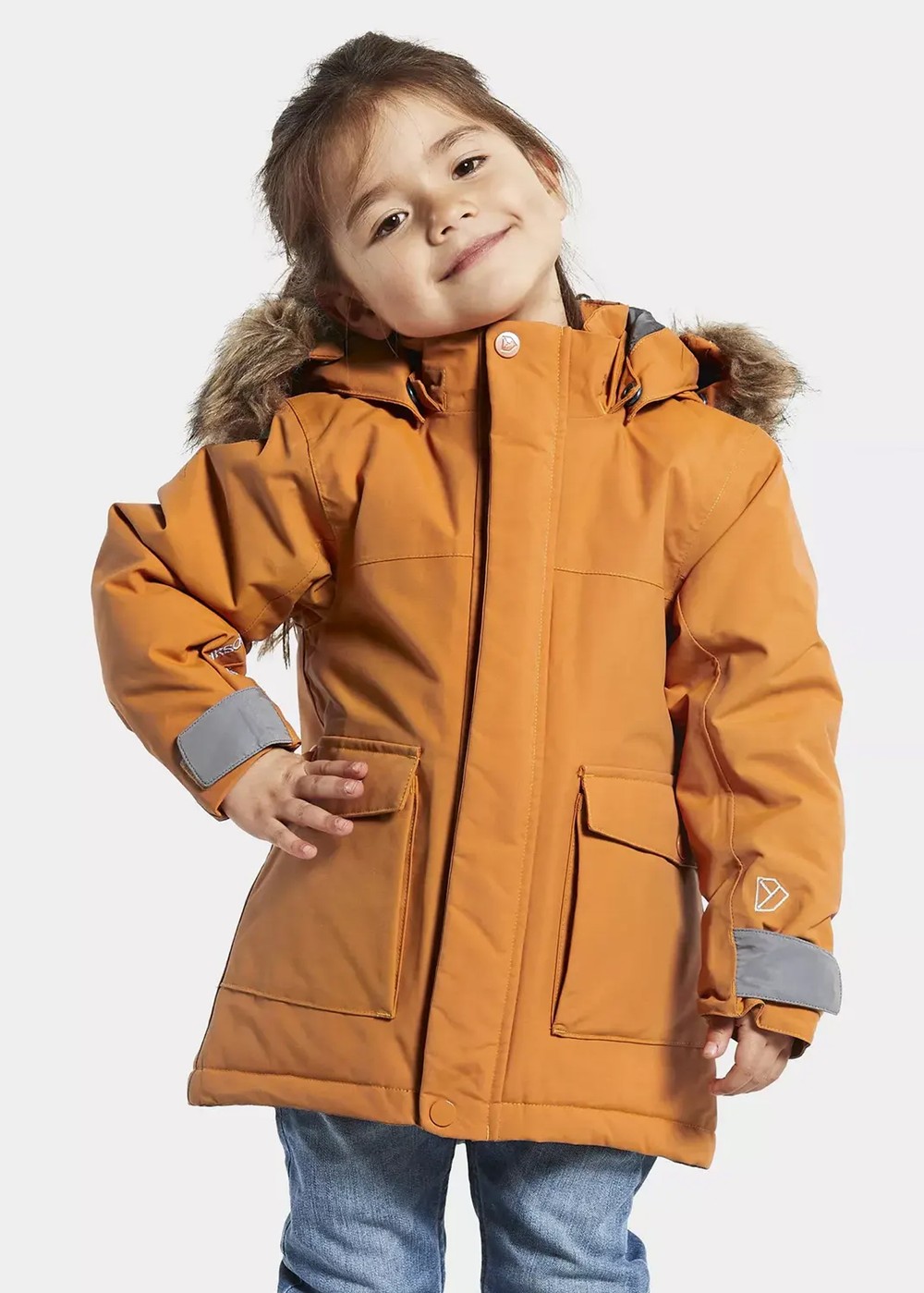 Kure Kids Parka 4, Burnt Glow, 120,  Vinterjackor