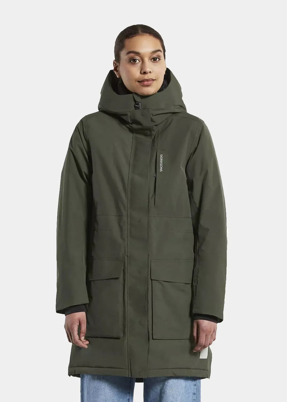 Leya Wns Parka, Deep Green, 42,  Vinterjackor