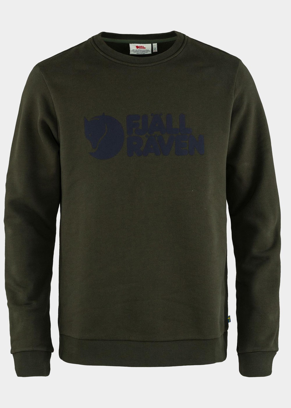 Fjällräven Logo Sweater M, Deep Forest, M,  Sweatshirts