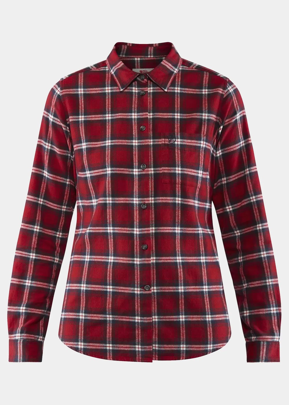 Övik Flannel Shirt W, Deep Red, S,  Långärmade Skjortor Övik Flannel Shirt W, Deep Red, S,  Långärmade Skjortor