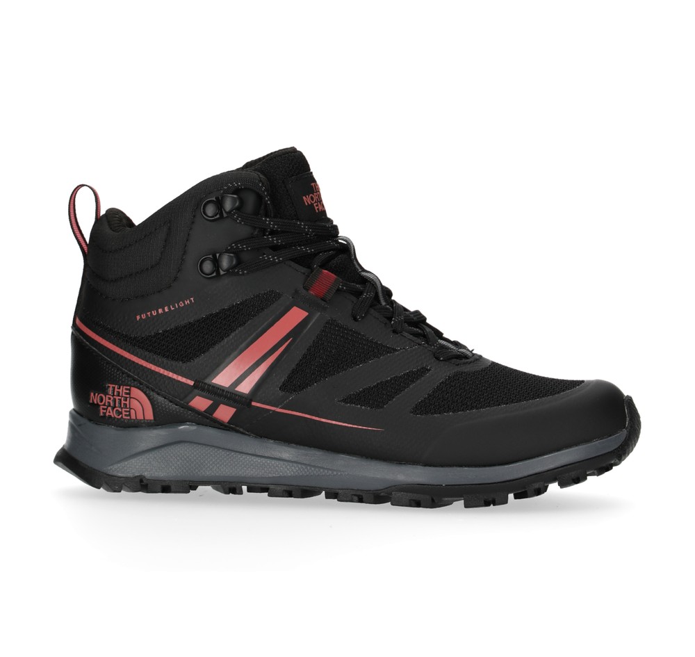 W Litewave Mid Fl, Tnf Black/Dusty Cedar, 39