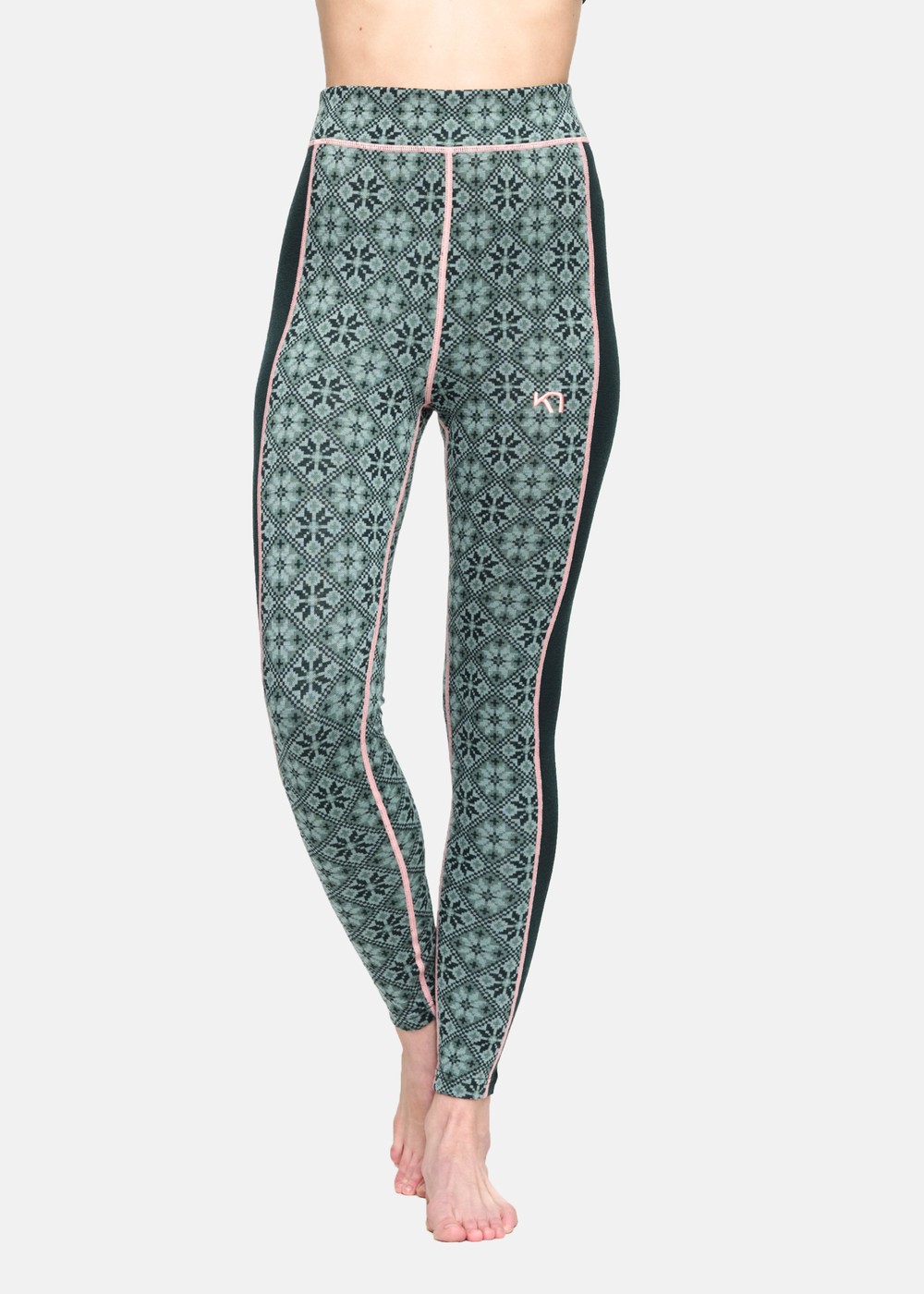 Rose High Waist Pant, Dusty Midtone Green, Xl,  Ullunderställ