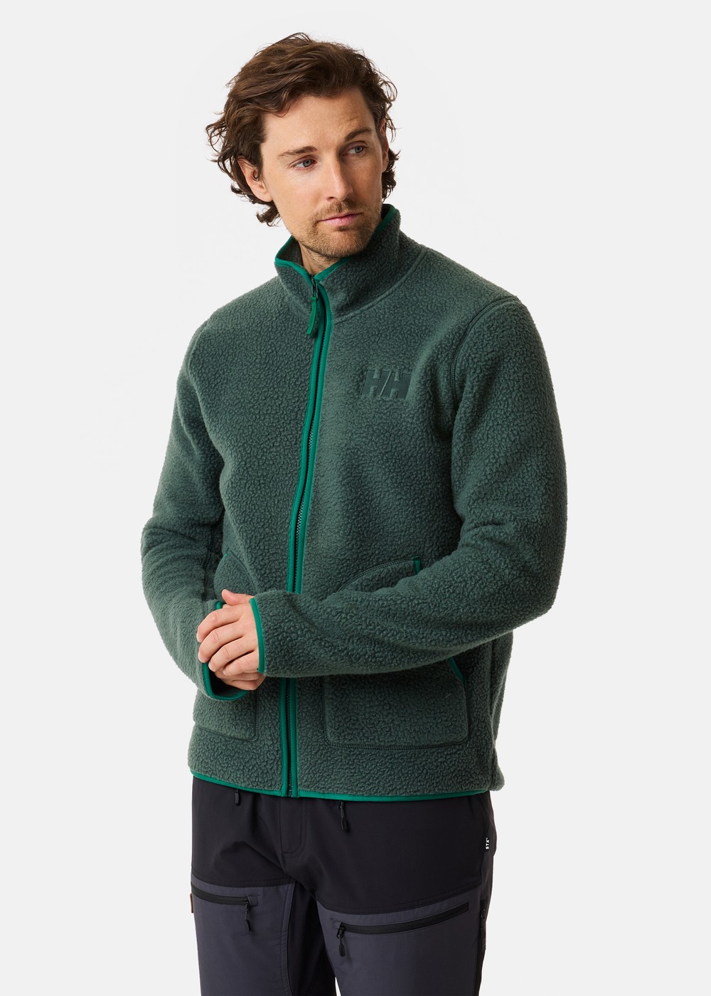 Panorama Pile Jacket, 495 Darkest Spr, M,  Tröjor