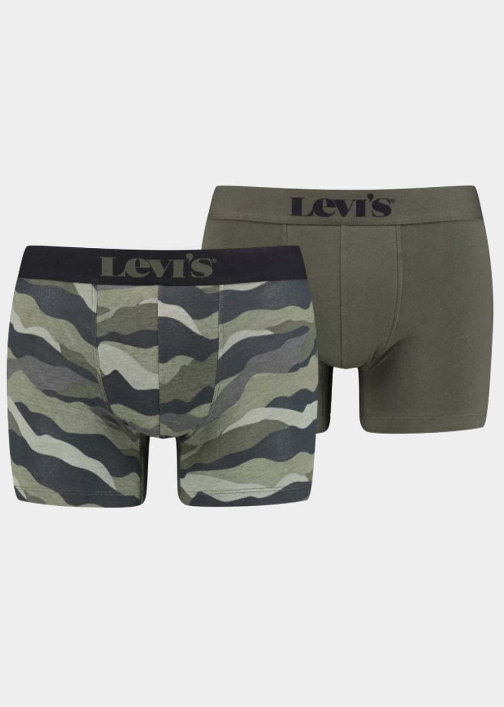 Levis Men Calm Camouflage Boxe, Khaki, S,  Underkläder