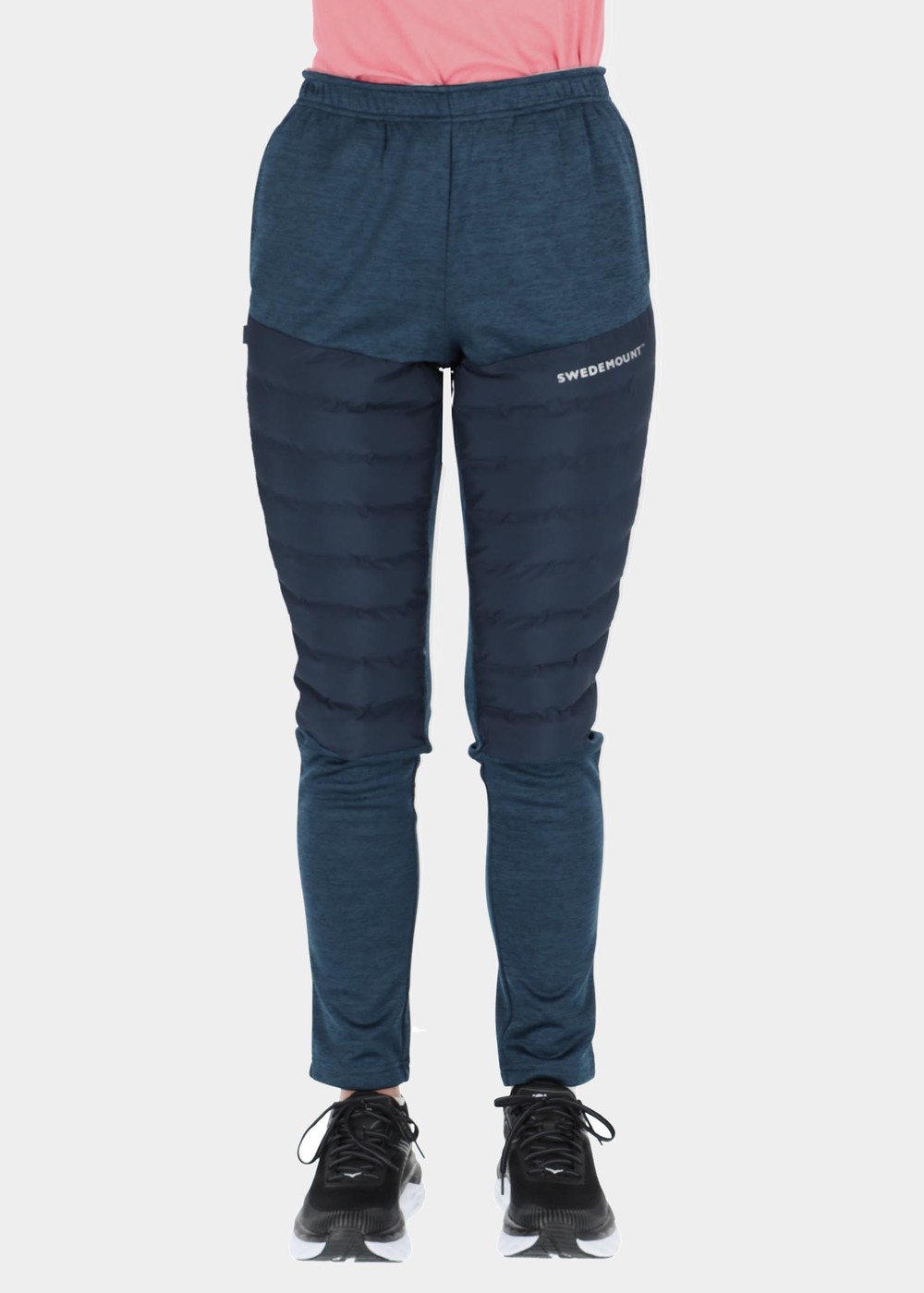 Training Hybrid Pants W, Navy Melange/Lt. Grey Melange, 46,  Överdragsbyxor