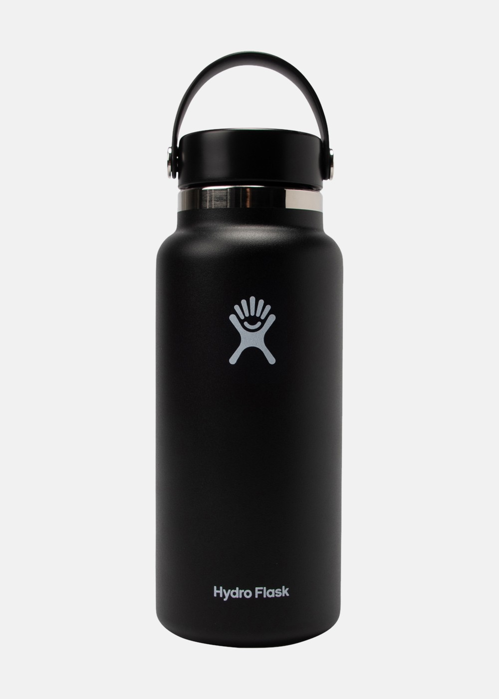 32 Oz Wide Flex Cap Black BLACK