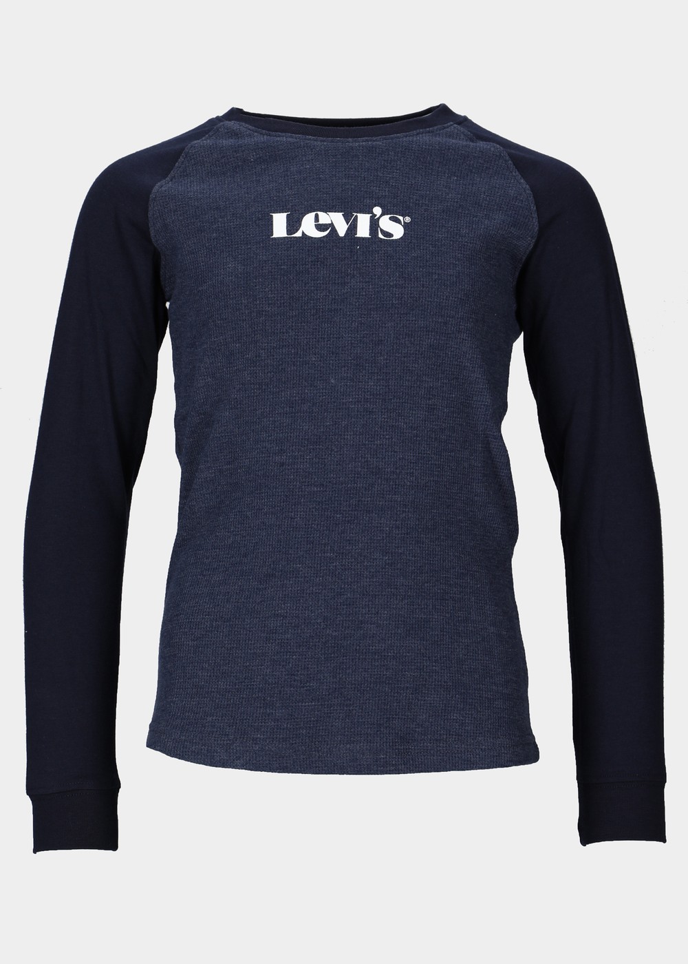 Lvb Long Slv Waffle Tee Shirt, Peacoat Heather, 6,  Strandkläder | Kläder//Jackor//Junior//Vinterjackor | Padelspecialisterna