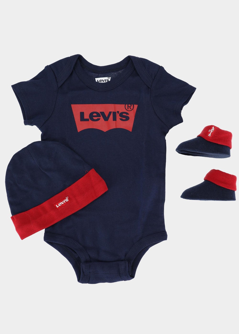 Lhn Batwing Onesie Hat Bootie, Dress Blues, 0-6,  Joggingset