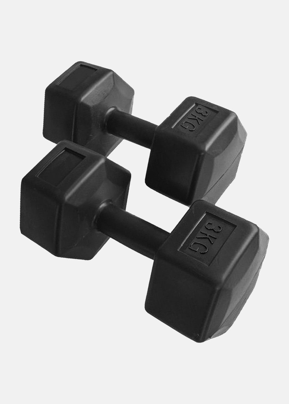 Dumbbell 3kg, Black, Onesize,  Träningstillbehör