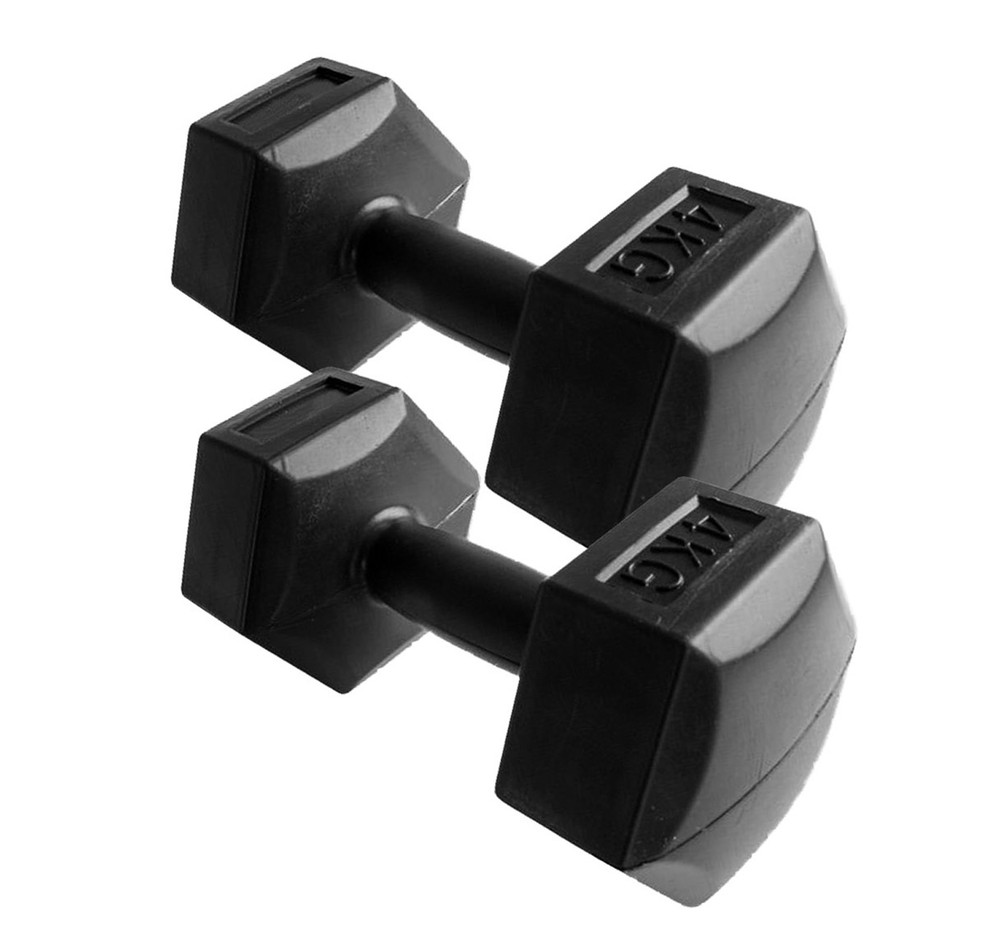 Dumbbell 4kg, Black, Onesize,  Träningstillbehör