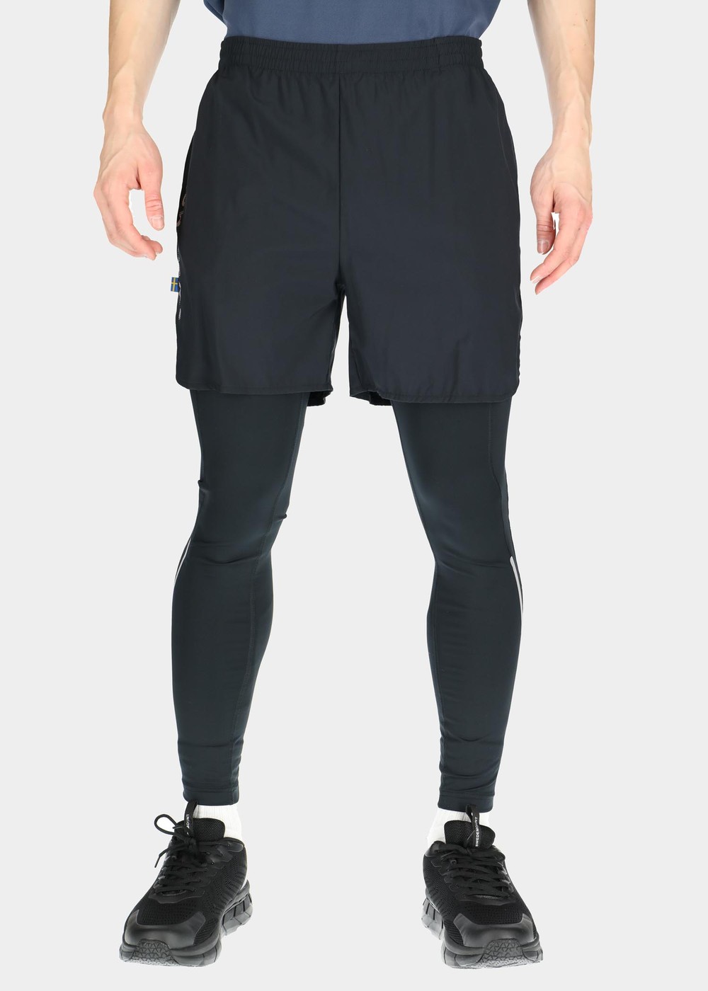 Training 2in1 Shorts Long, Black, Xs,  Shorts