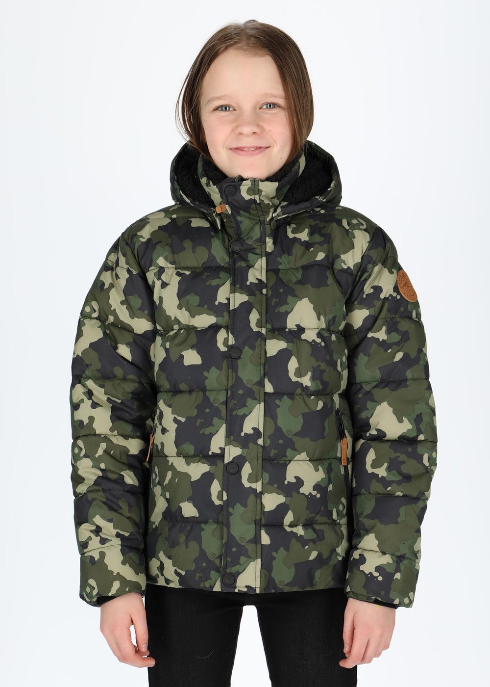 Duved Puffy Jacket Jr, Camouflage, 140,  Skidjackor Duved Puffy Jacket Jr, Camouflage, 140,  Skidjackor