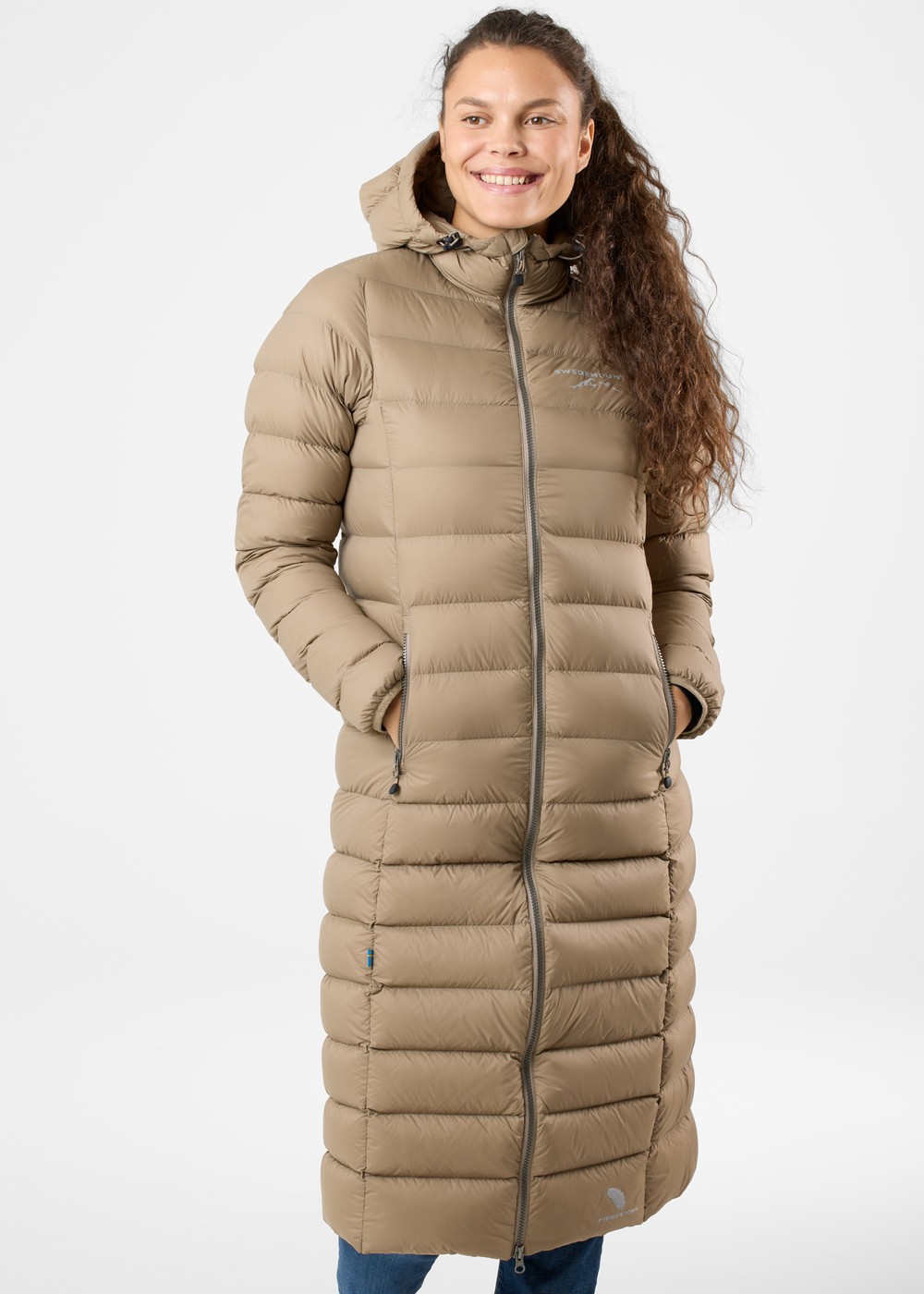 Östersund Long Down Coat W, Cappuccino/Cappuccino, 46,  Vinterjackor Östersund Long Down Coat W, Cappuccino/Cappuccino, 46,  Vinterjackor