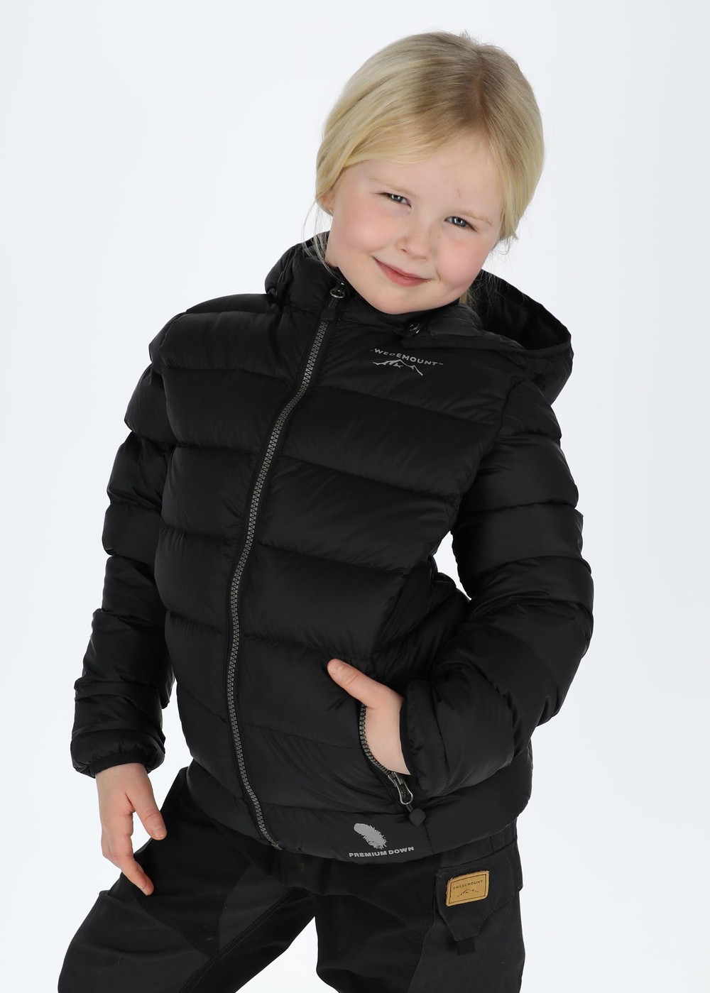 Östersund Down Jacket 2.0 Jr, Black/Carbon Black, 170,  Vinterjackor