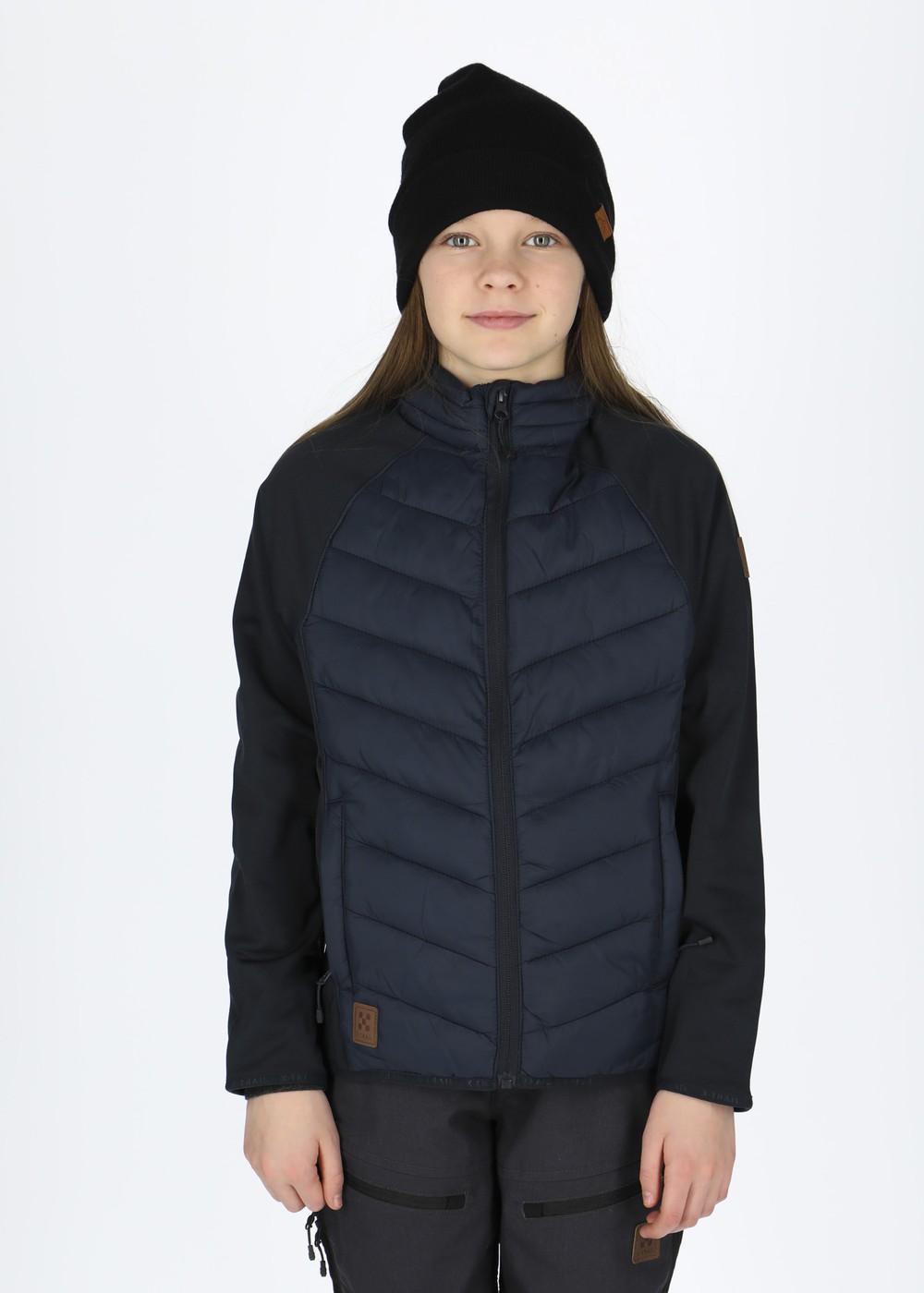 Hybrid Jacket Jr, Dk. Navy/Dk. Navy, 120,  Jackor Hybrid Jacket Jr, Dk. Navy/Dk. Navy, 120,  Jackor