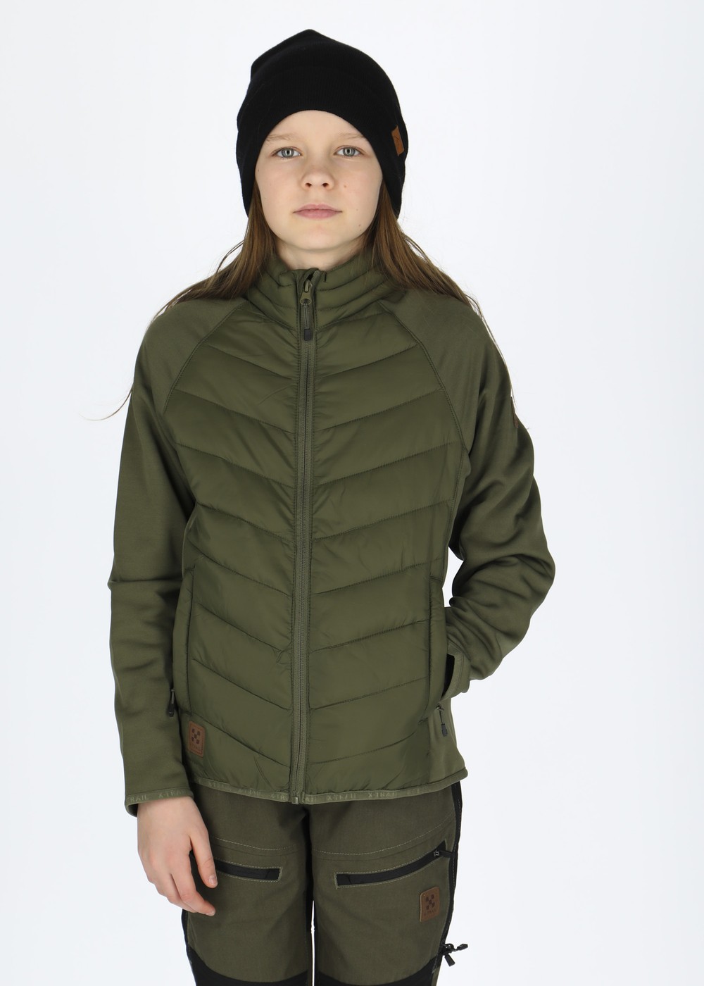 Hybrid Jacket Jr, Olive/Olive, 150,  Jackor