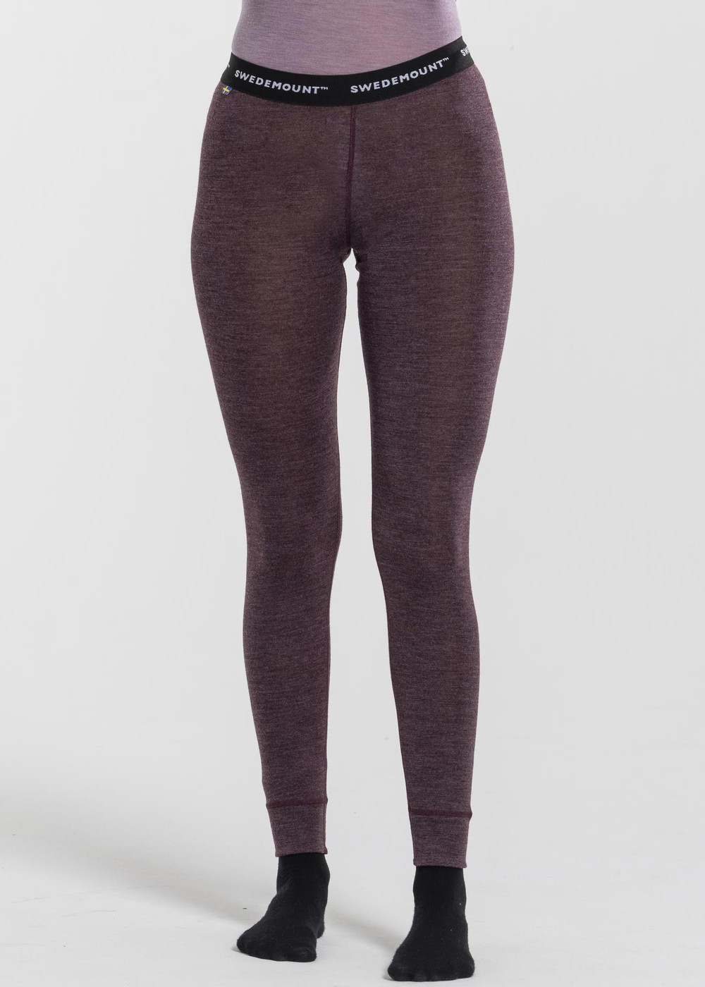 Himalaya Merino Wool Pants W, Plum Melange, 34,  Ullunderställ Himalaya Merino Wool Pants W, Plum Melange, 34,  Ullunderställ