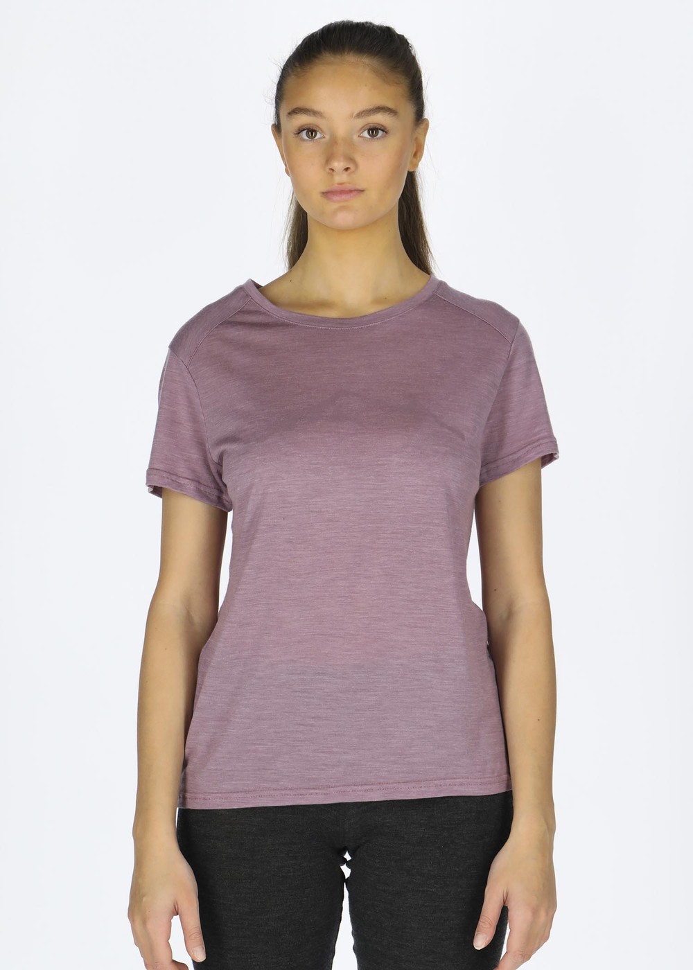 Himalaya Merino Wool Tee W, Dusty Rose Melange, 44,  T-Shirts Himalaya Merino Wool Tee W, Dusty Rose Melange, 44,  T-Shirts