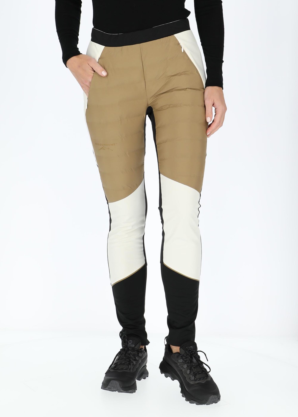 Nordic Hybrid Tights W, Offwhite/Cappuccino, 46,  Vinterlöpning Nordic Hybrid Tights W, Offwhite/Cappuccino, 46,  Vinterlöpning