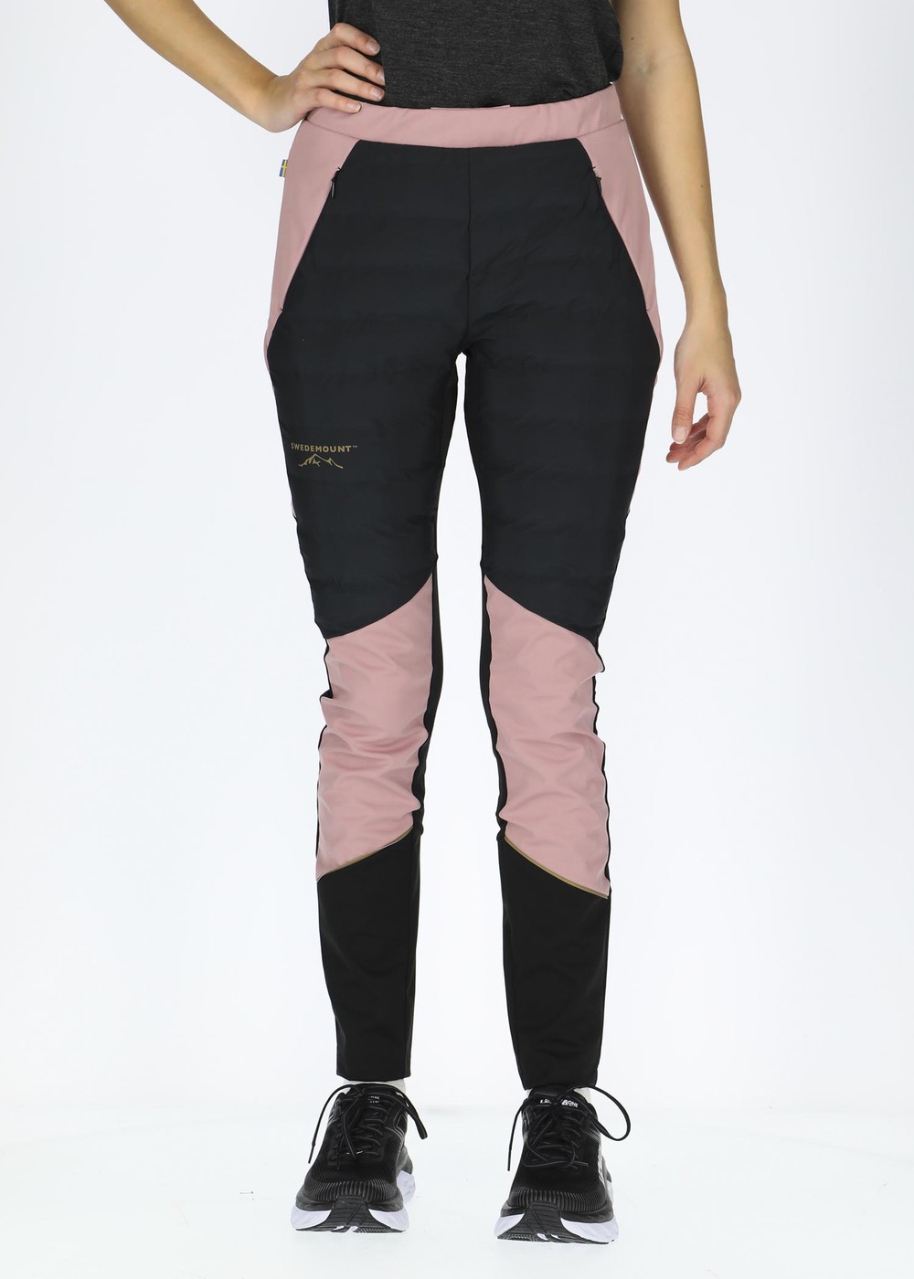 Nordic Hybrid Tights W, Dusty Rose/Charcoal, 42,  Vinterlöpning Nordic Hybrid Tights W, Dusty Rose/Charcoal, 42,  Vinterlöpning