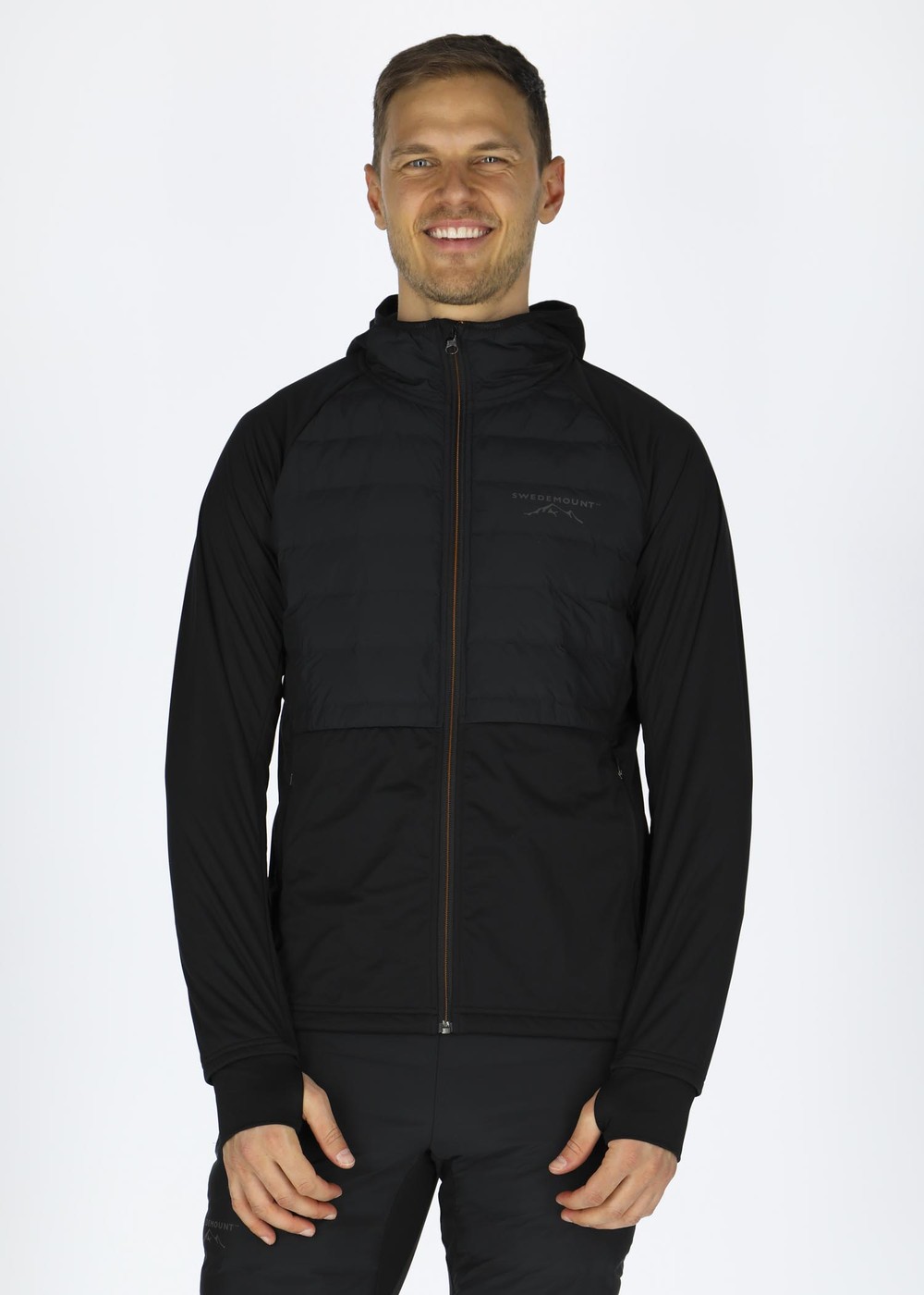 Nordic Hybrid Hooded Jacket, Black/Charcoal, Xs,  Längdskidkläder