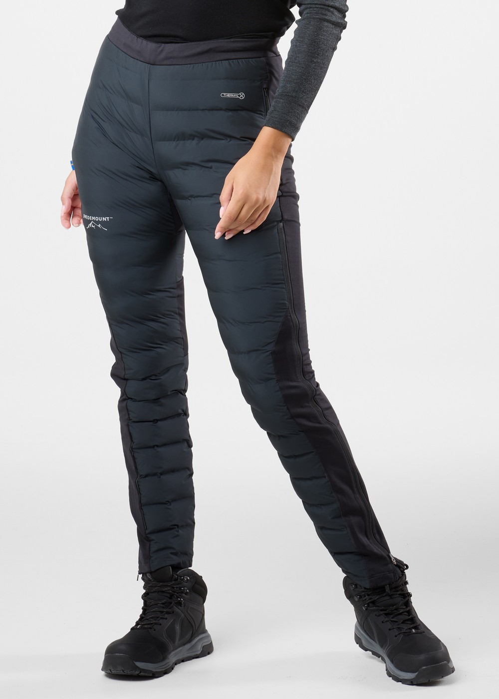 Thermal Insulation Pants W, Black/Charcoal, 46,  Längdskidkläder