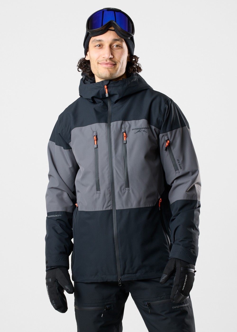Freeride Jacket, Charcoal/Black, Xl,  Vinterjackor