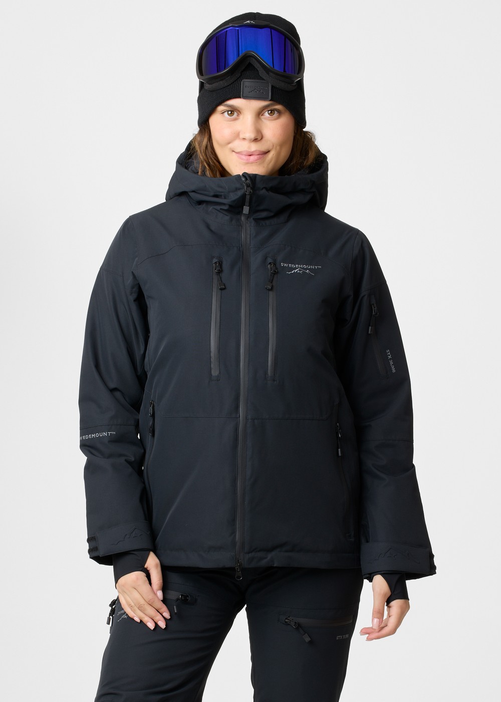 Freeride Jacket W, Black/Black, 48,  Skidjackor