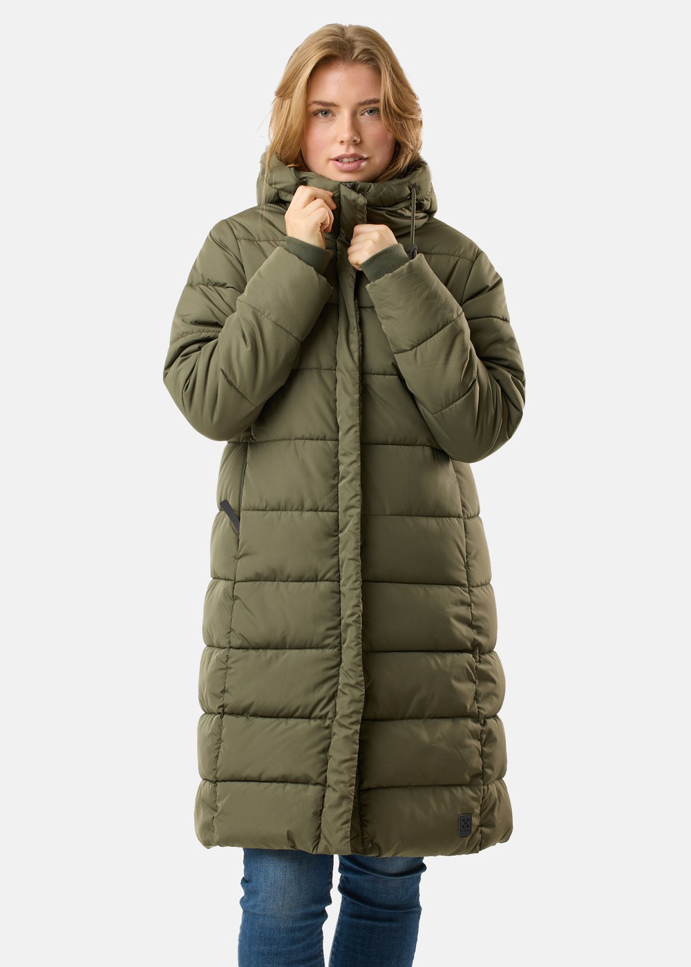 Stockholm Coat W, Dk Olive, 50,  Vinterjackor
