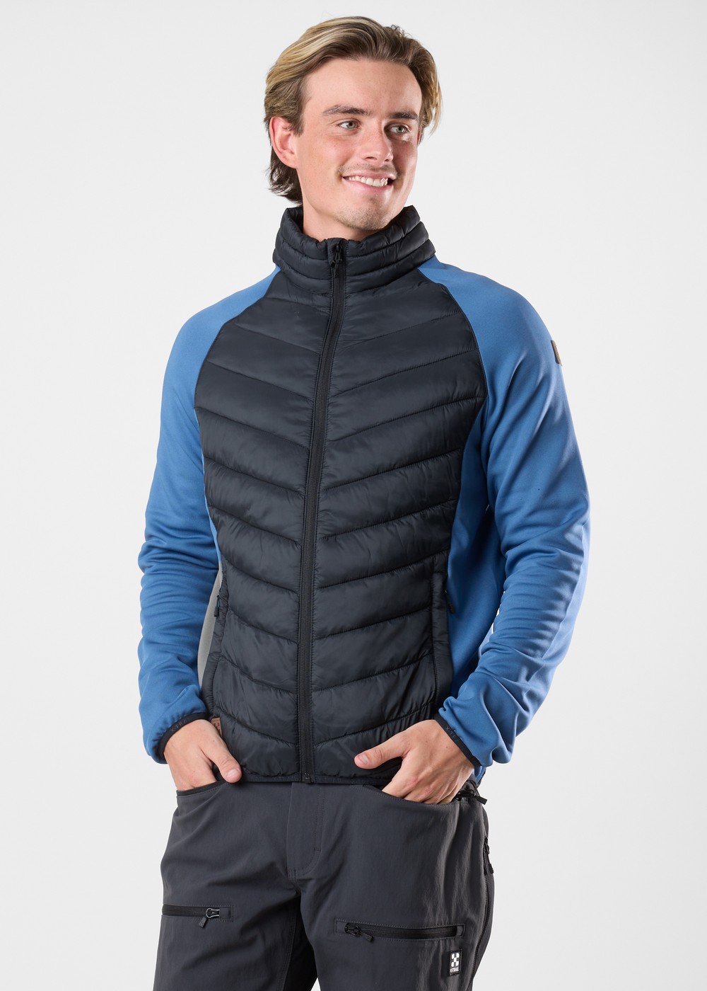 Hybrid Jacket, Denim Blue/Black, 4xl,  Höstjackor