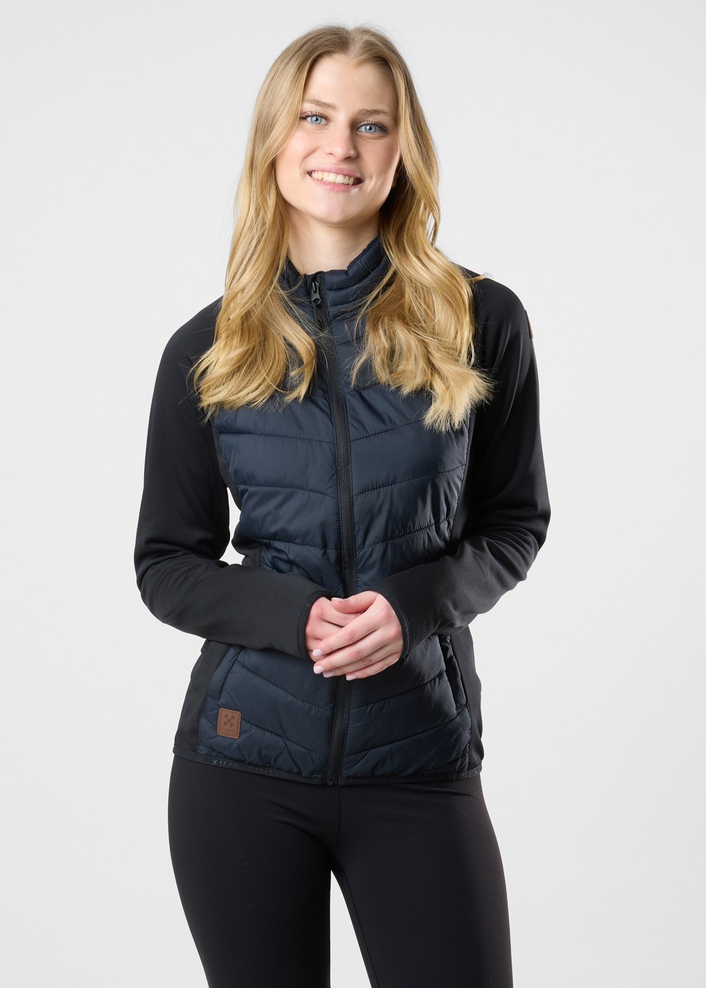 Hybrid Jacket W, Black/Dk Navy, 36,  Jackor
