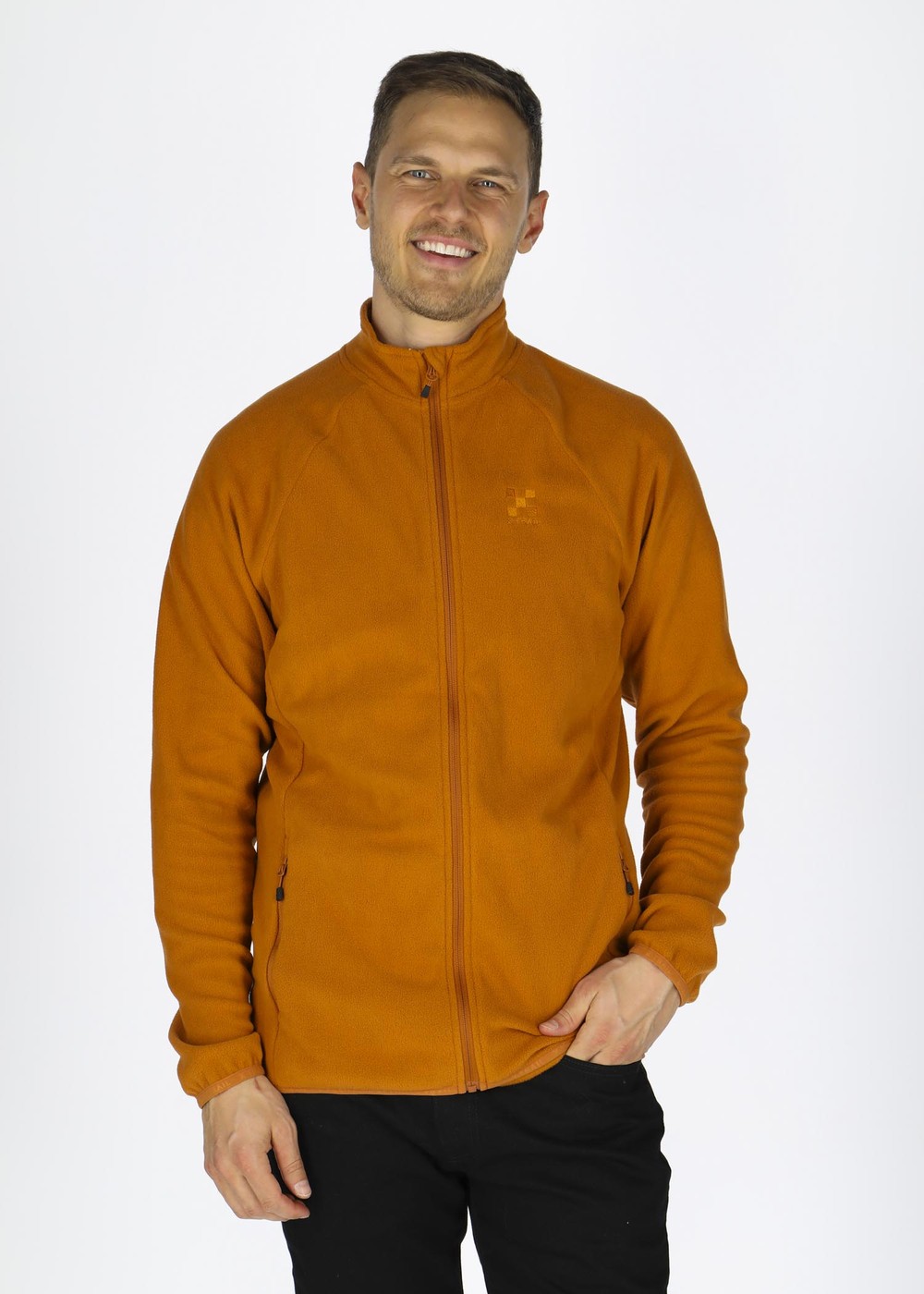 Fleece Full Zip, Chestnut, Xl,  Tröjor