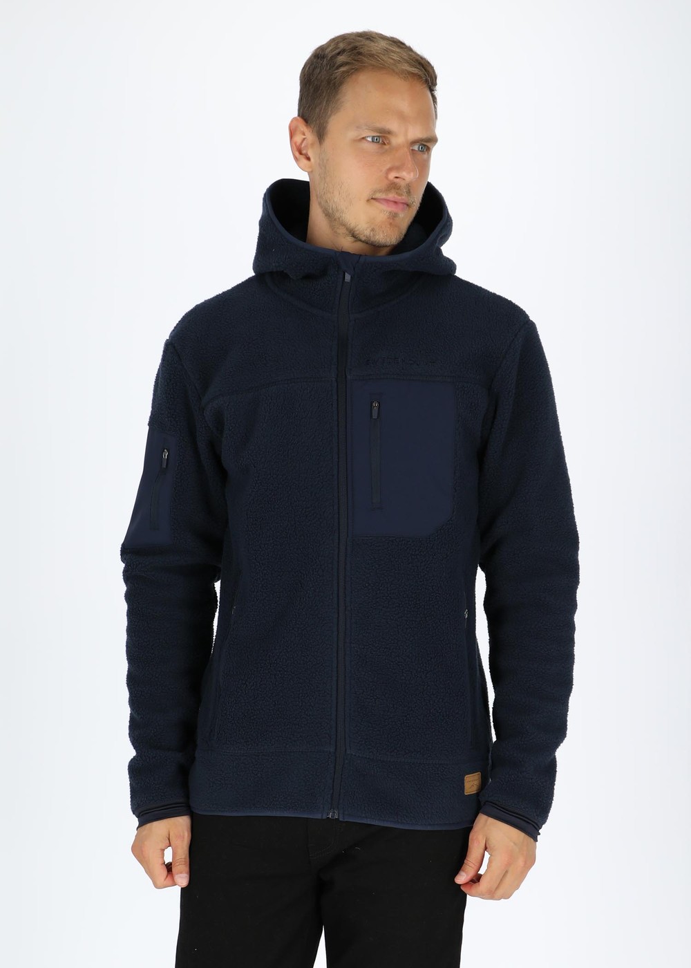 Lofoten Stretch Hooded Pile, Navy/Dk. Navy, 3xl,  Tröjor