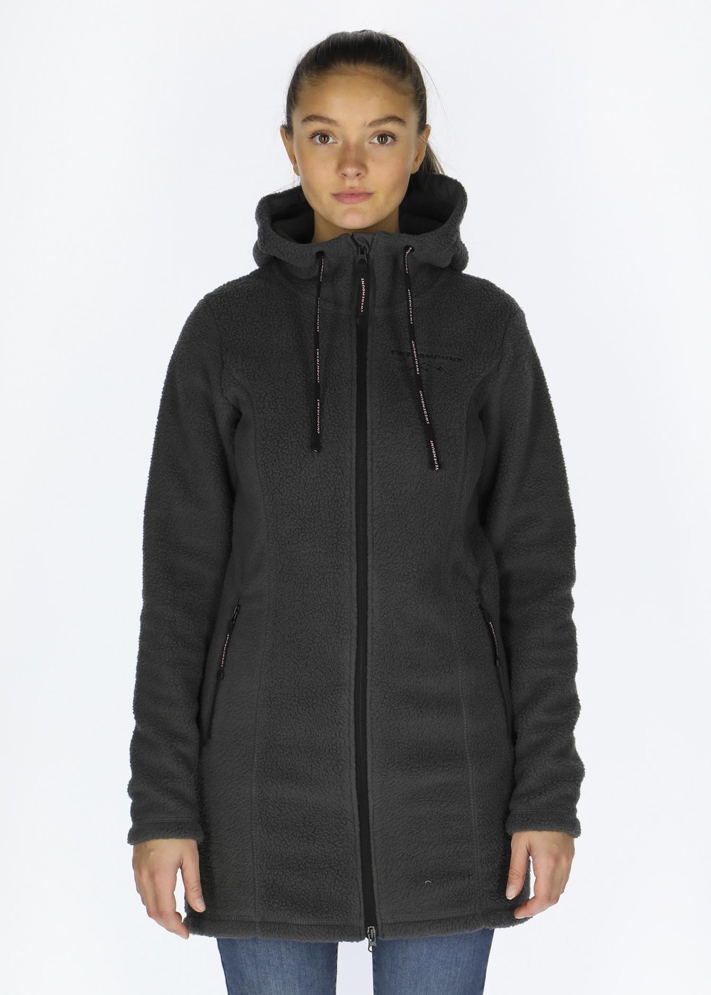 Lofoten Stretch Pile Coat W, Charcoal, 38,  Fleecetröjor