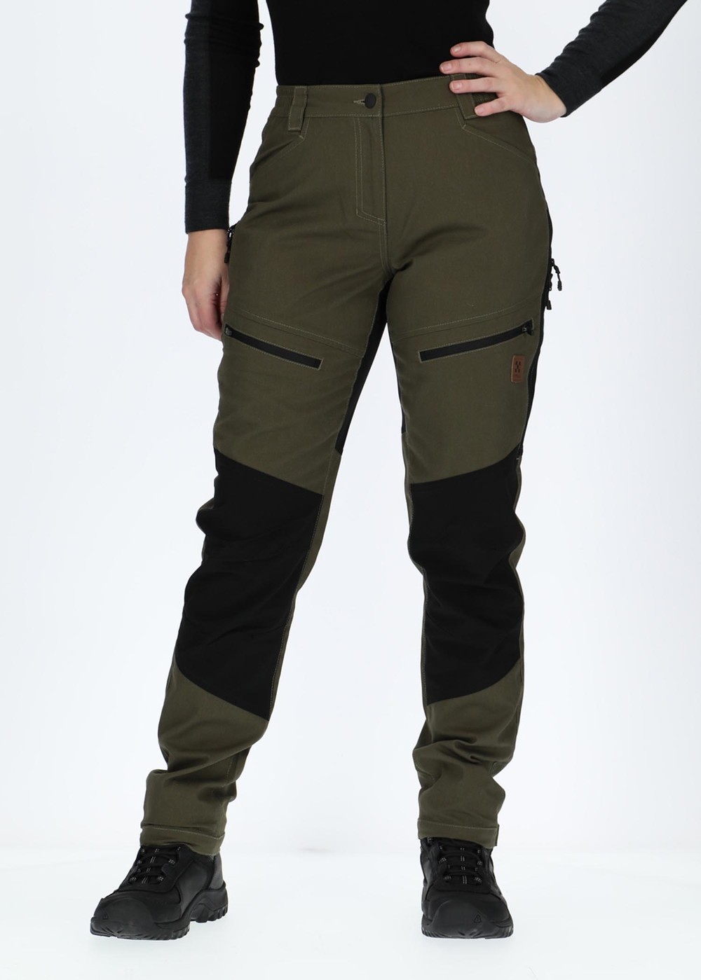 X-Trail Outdoor Pants W, Olive/Black, 34,  Vandringsbyxor X-Trail Outdoor Pants W, Olive/Black, 34,  Vandringsbyxor
