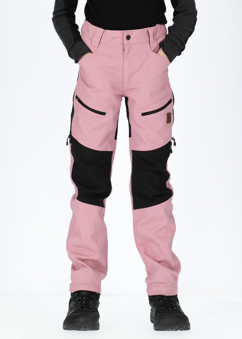X-Trail Outdoor Pants Jr, Dusty Rose/Black, 160,  Byxor X-Trail Outdoor Pants Jr, Dusty Rose/Black, 160,  Byxor