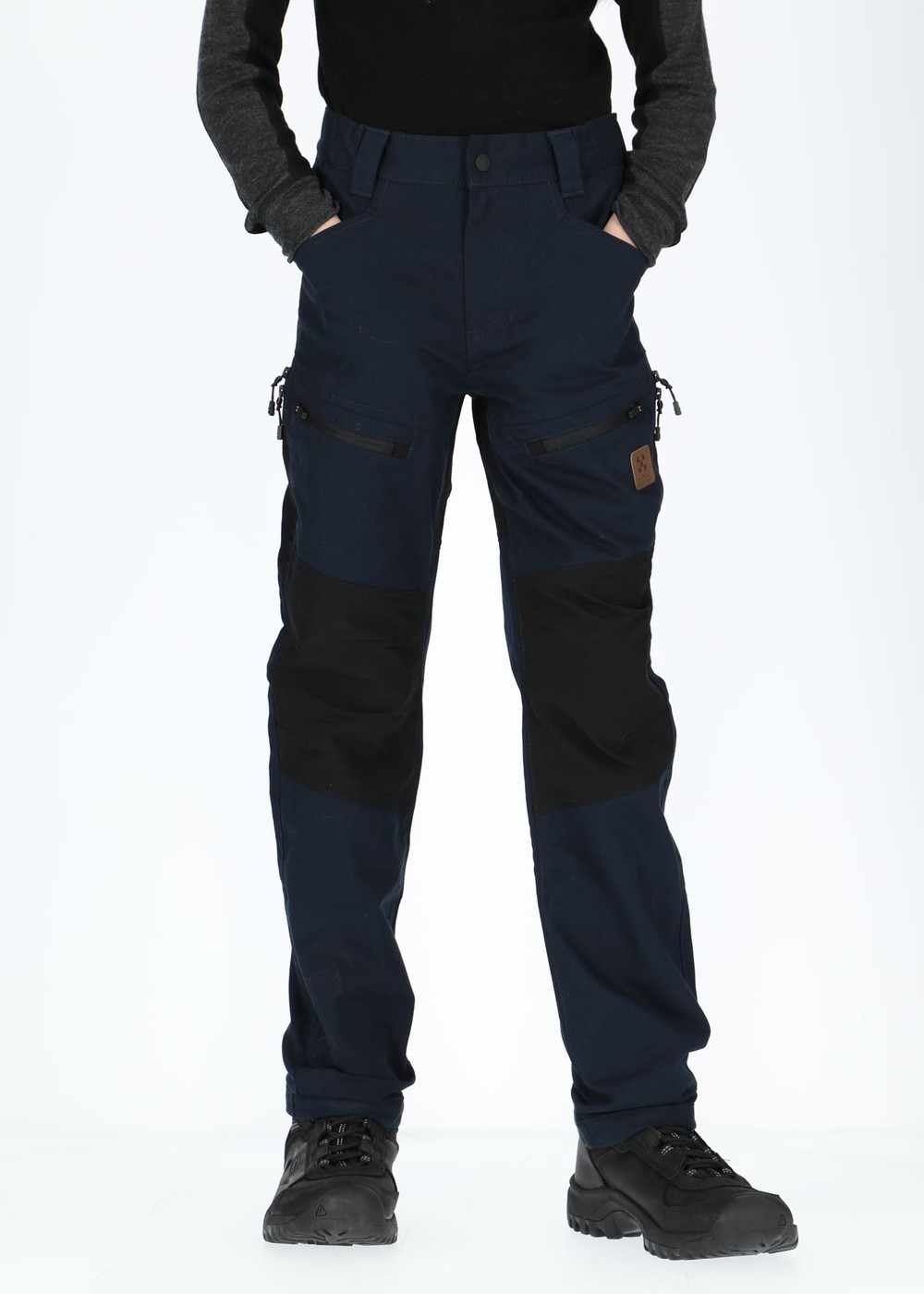 X-Trail Outdoor Pants Jr, Dk. Navy/Black, 120,  Byxor X-Trail Outdoor Pants Jr, Dk. Navy/Black, 120,  Byxor