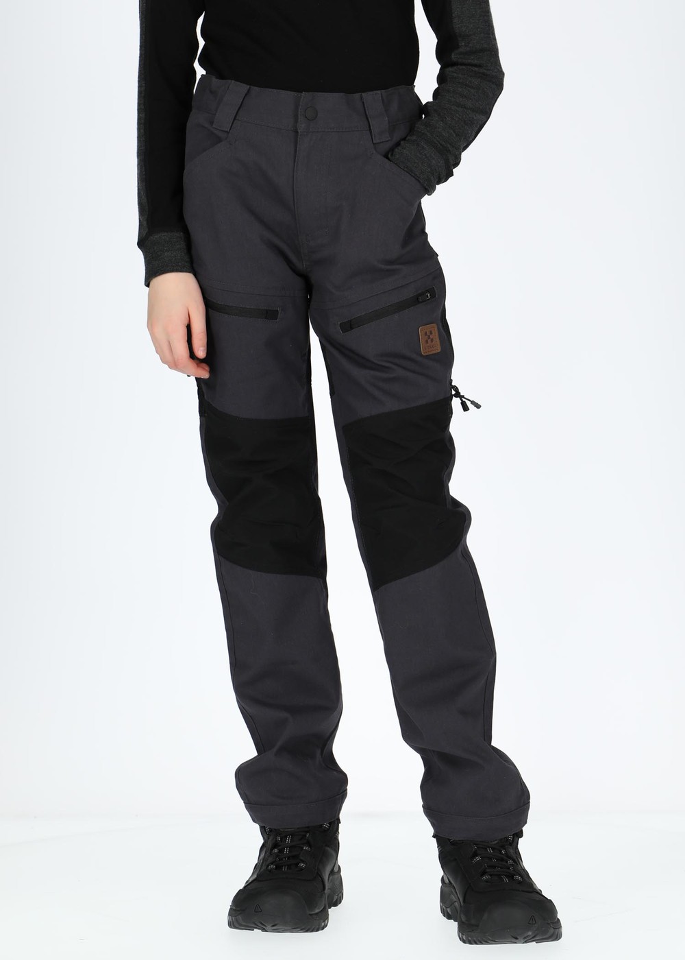 X-Trail Outdoor Pants Jr, Charcoal/Black, 170,  Byxor