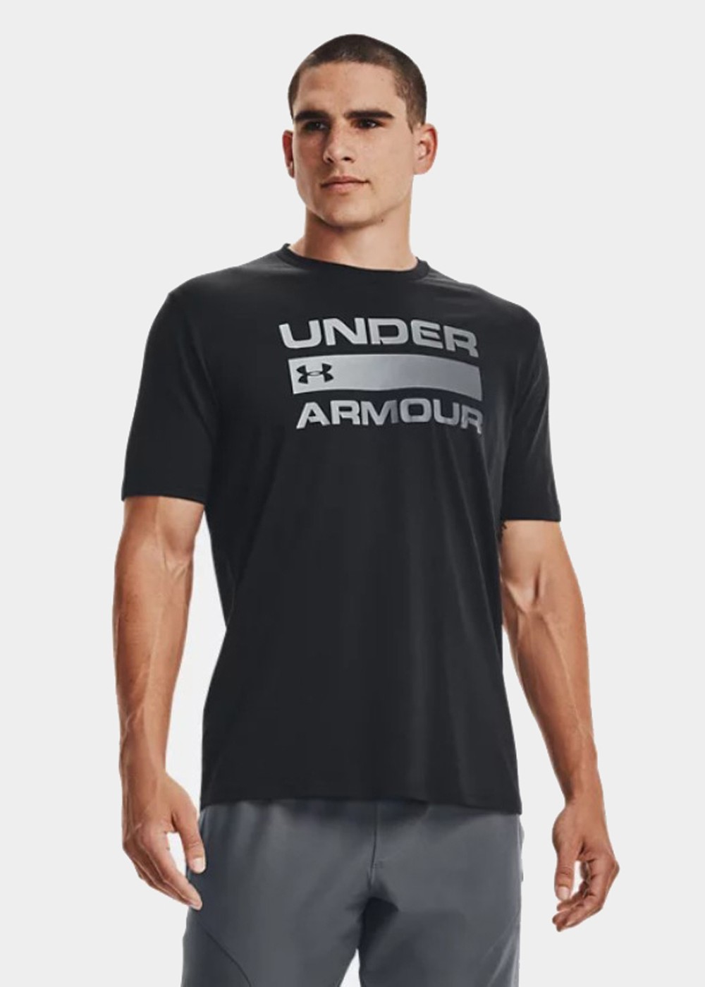 Ua Team Issue Wordmark Ss, Black, S,  Löparkläder Ua Team Issue Wordmark Ss, Black, S,  Löparkläder